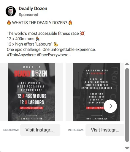 Meta (Facebook & Instagram) ads campaign results by Inventive Media